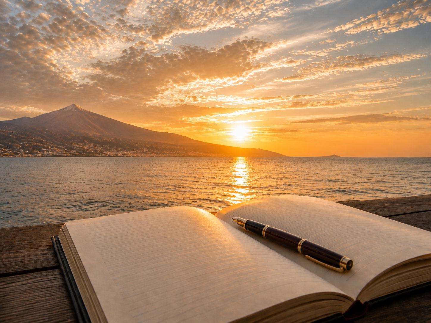 teide libro pluma sol
