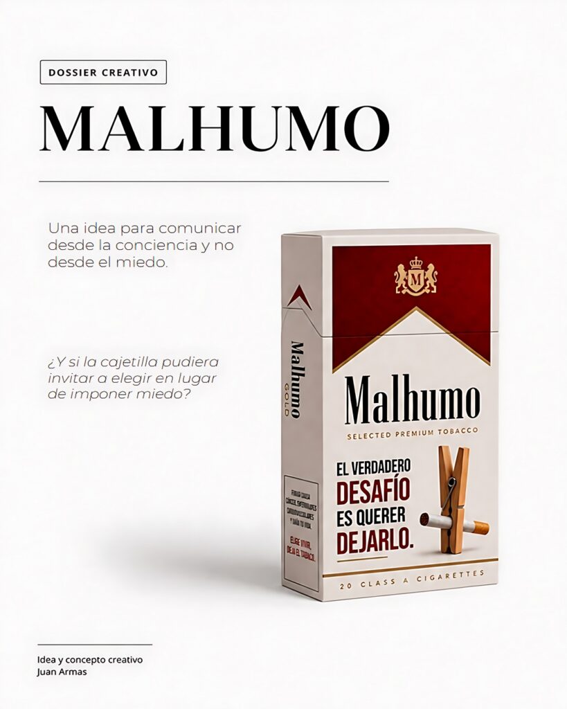 Portada del dossier MALHUMO, una reflexión visual sobre cómo comunicar desde la conciencia y no desde el miedo.