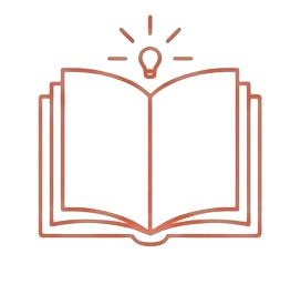 Icono libro abierto para estrategia de marca